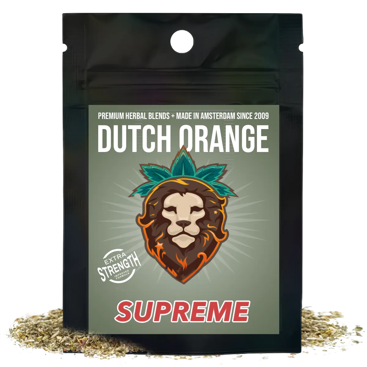 Dutch Orange Supreme herbal blend package